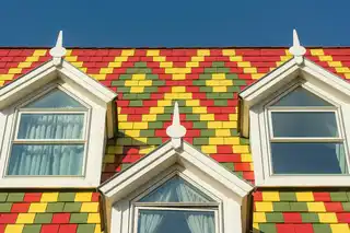 Telhado de telha asfáltica